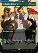 A Realm Reborn (Borderless) (FIN-344)  Foil - FINAL FANTASY: (enchantment)