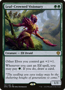 Leaf-Crowned Visionary (DMU-167)  Foil - Dominaria United