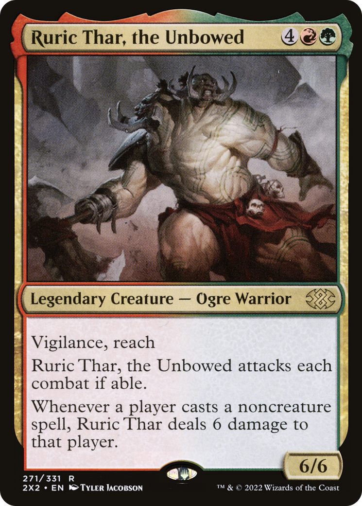 Ruric Thar, the Unbowed (2X2-271)  Foil - Double Masters 2022