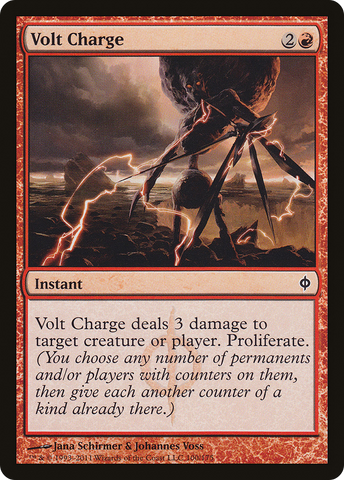 Volt Charge (NPH-100)  Foil - New Phyrexia