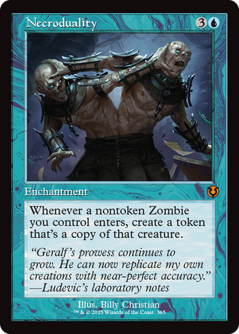 Necroduality (Retro Frame) (INR-365)  Foil - Innistrad Remastered: (enchantment)