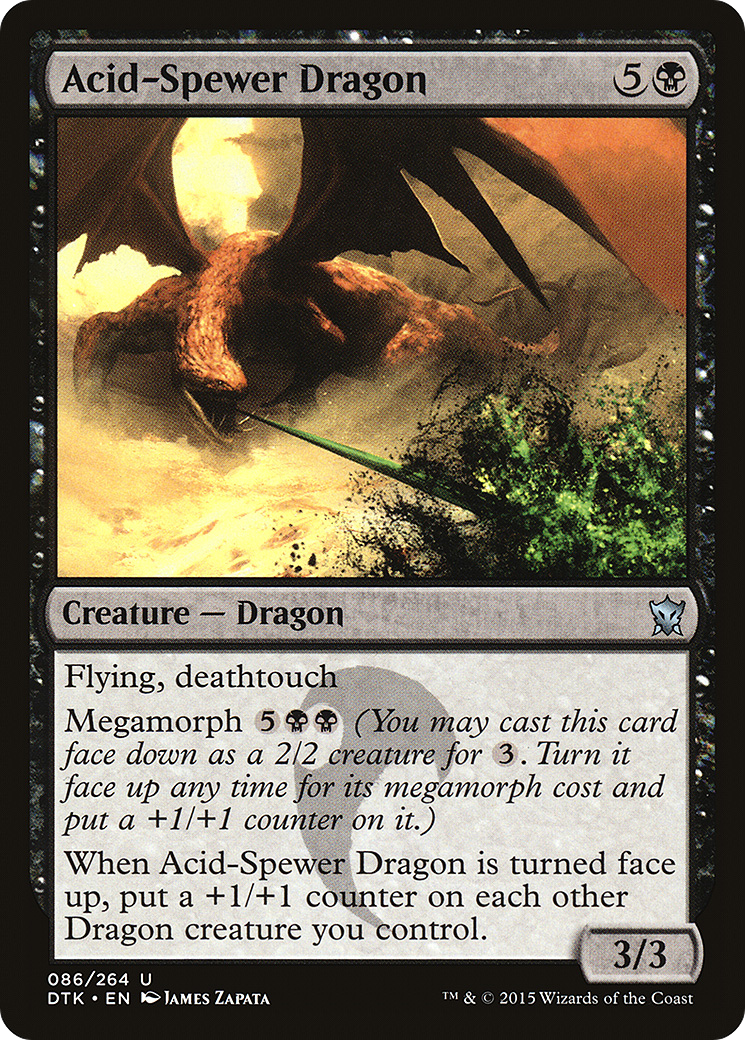 Acid-Spewer Dragon (DTK-086)  - Dragons of Tarkir