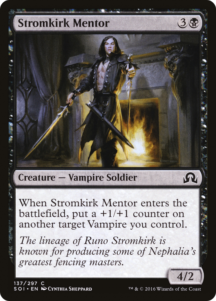 Stromkirk Mentor (SOI-137)  - Shadows over Innistrad