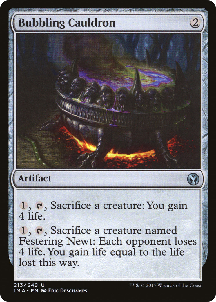 Bubbling Cauldron (IMA-213)  Foil - Iconic Masters