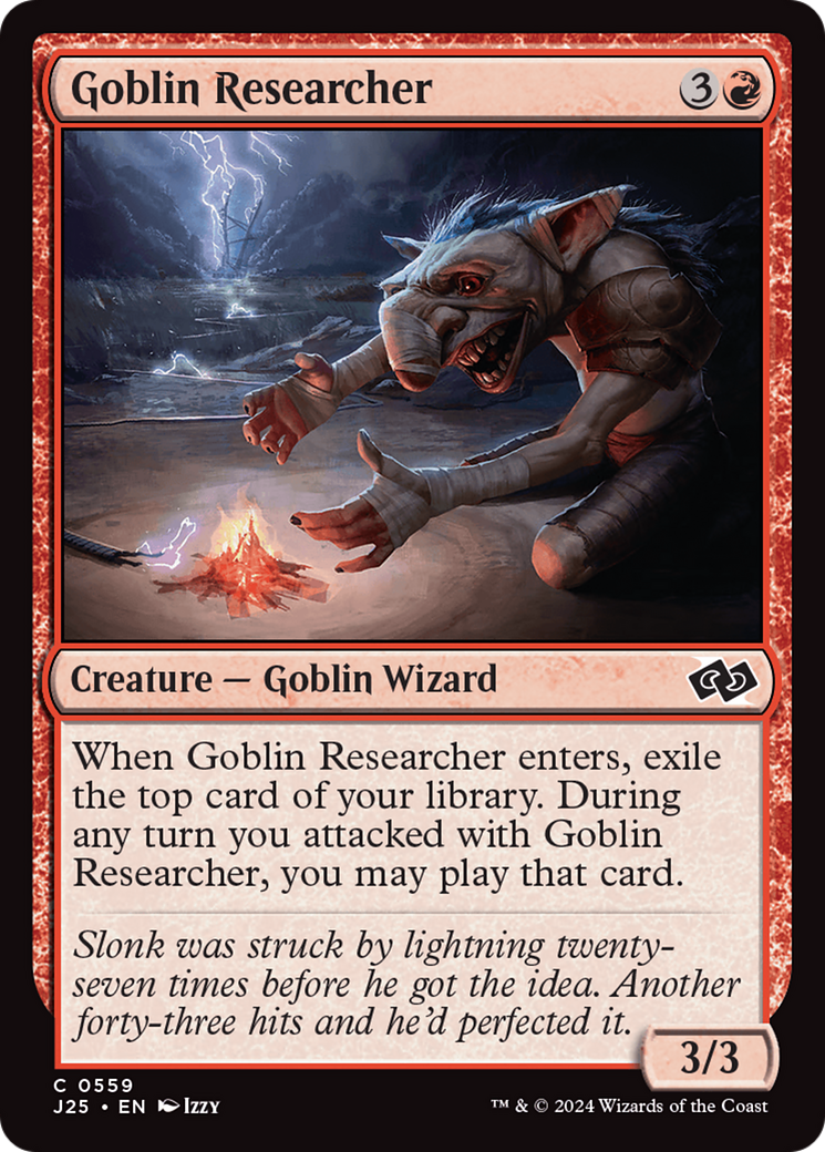 Goblin Researcher (J25-559)  - Foundations Jumpstart