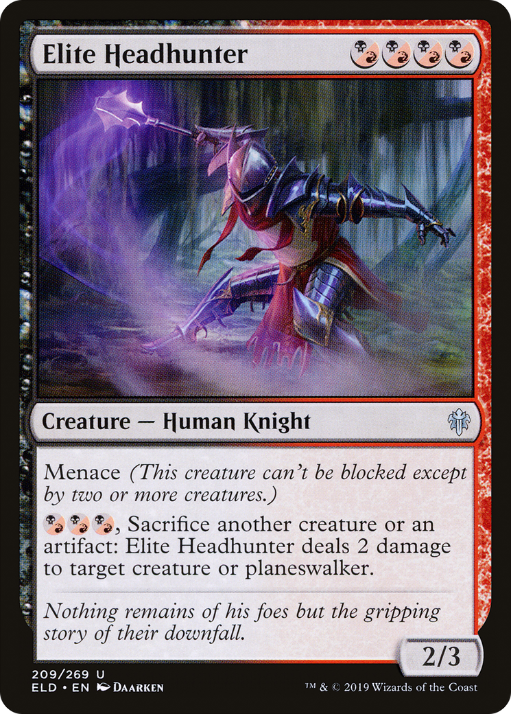 Elite Headhunter (ELD-209)  - Throne of Eldraine