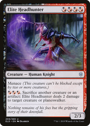 Elite Headhunter (ELD-209)  Foil - Throne of Eldraine