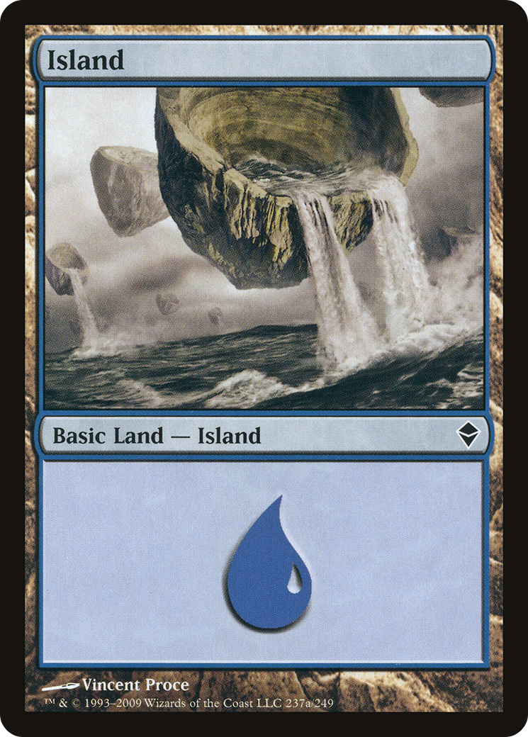 Island (237a) (ZEN-237A)  - Zendikar