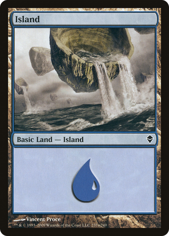 Island (237a) (ZEN-237A) - Zendikar