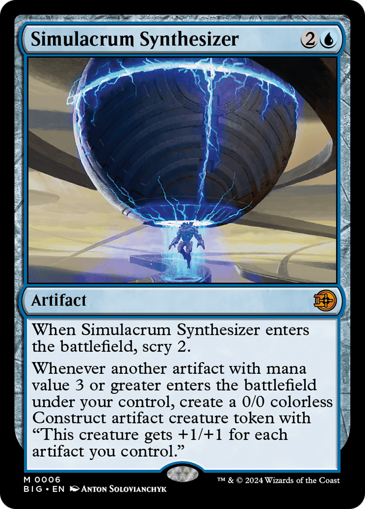 Simulacrum Synthesizer (BIG-006)  Foil - The Big Score