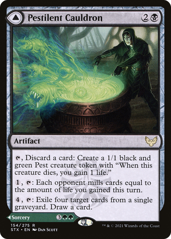 Pestilent Cauldron (STX-154)  - Strixhaven: School of Mages
