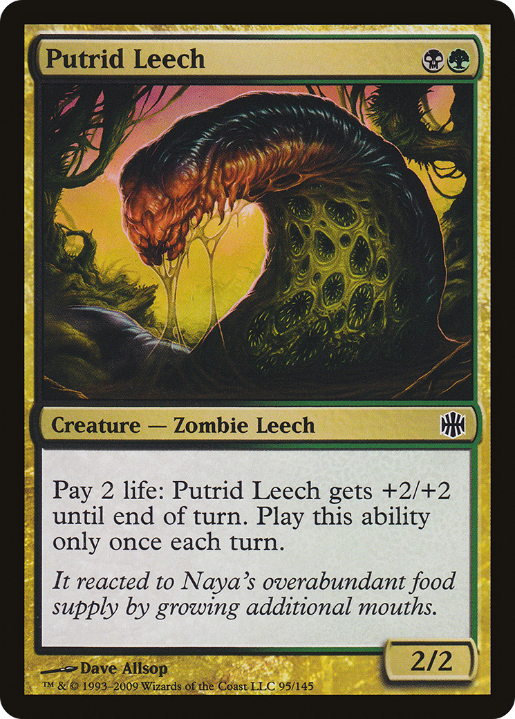 Putrid Leech (ARB-095)  Foil - Alara Reborn
