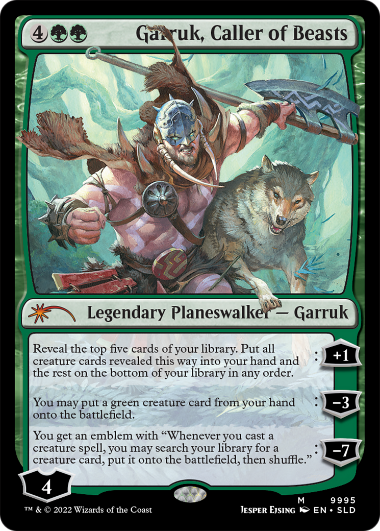 Garruk, Caller of Beasts (SLD-9995)  - Secret Lair Drop