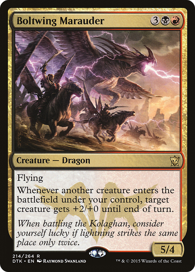 Boltwing Marauder (DTK-214)  Foil - Dragons of Tarkir