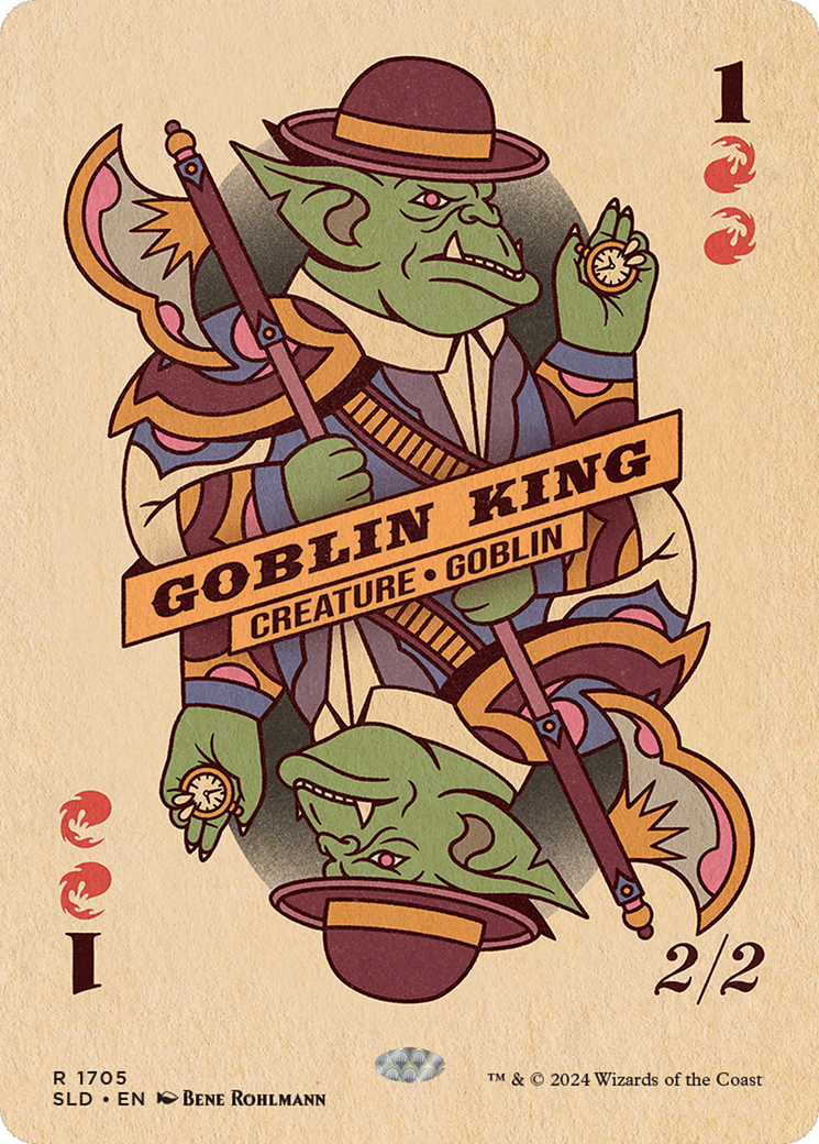 Goblin King (1705) (SLD-1705) - Secret Lair Drop (Borderless) Foil