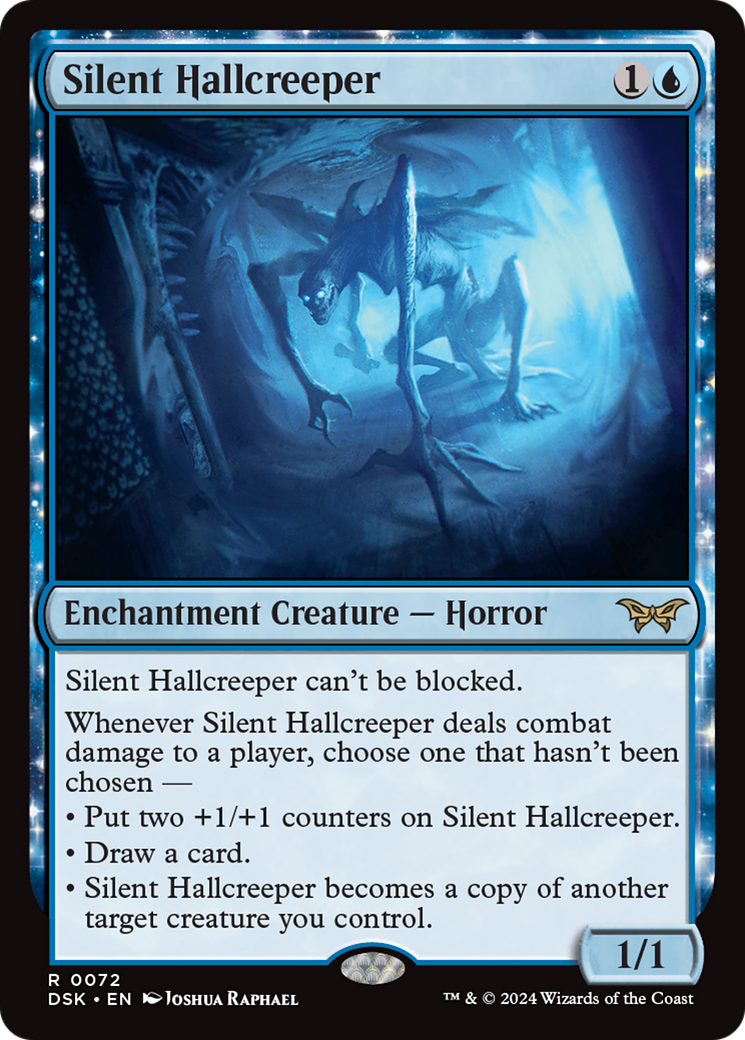 Silent Hallcreeper (DSK-072)  - Duskmourn: House of Horror: (enchantment)