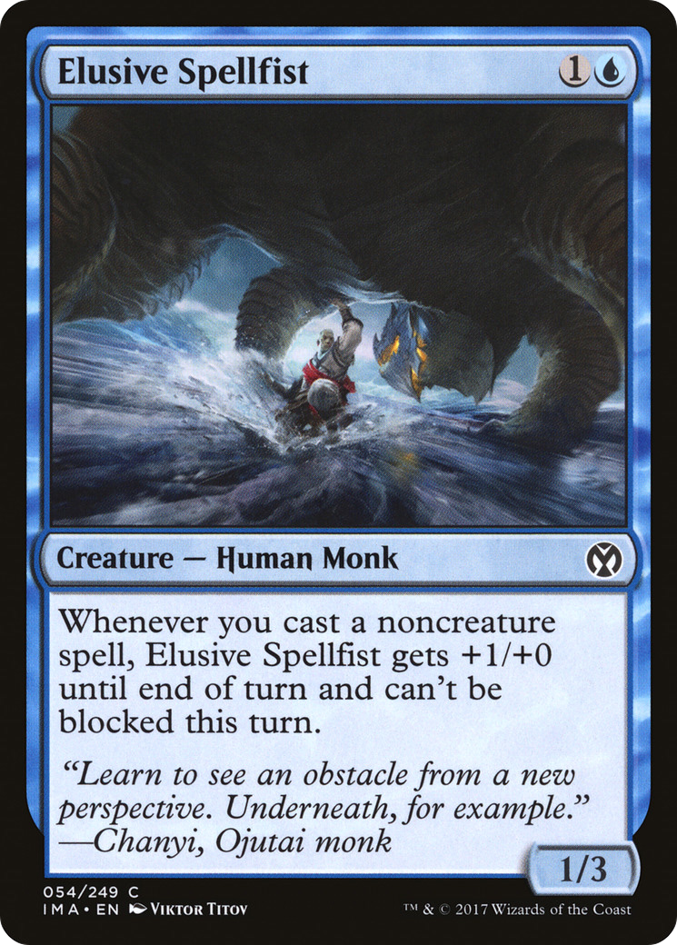 Elusive Spellfist (IMA-054)  Foil - Iconic Masters