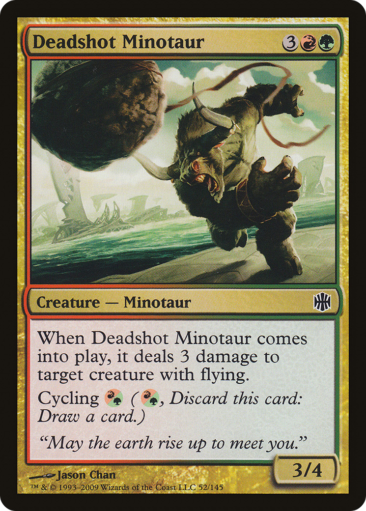 Deadshot Minotaur (ARB-052)  - Alara Reborn