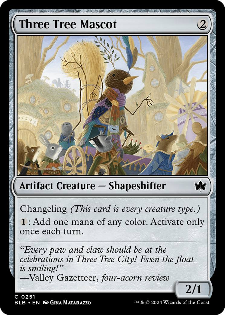 Three Tree Mascot (BLB-251)  Foil - Bloomburrow