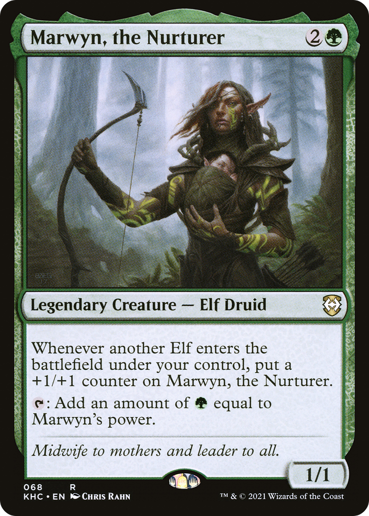 Marwyn, the Nurturer (KHC-068)  - Kaldheim Commander