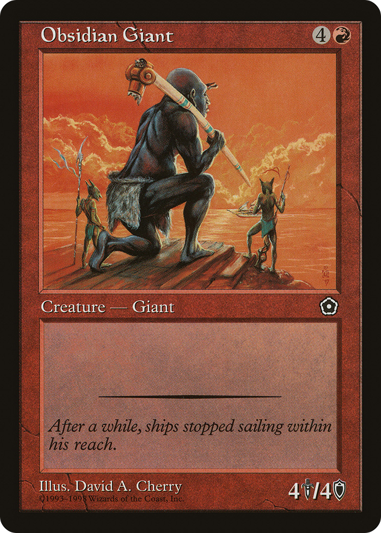 Obsidian Giant (P02-109)  - Portal Second Age