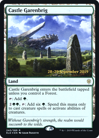 Castle Garenbrig (PRE-240)  Foil - Throne of Eldraine Promos