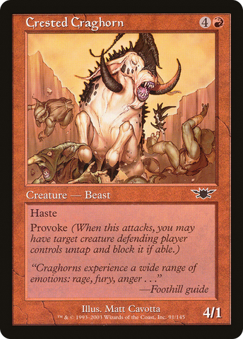 Crested Craghorn (LGN-091)  - Legions