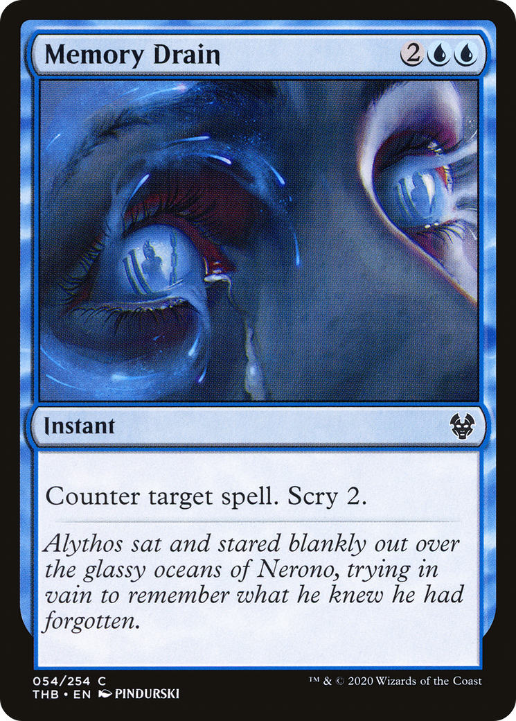 Memory Drain (THB-054)  - Theros Beyond Death