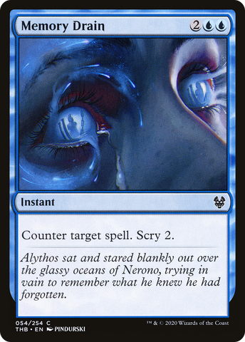 Memory Drain (THB-054)  Foil - Theros Beyond Death