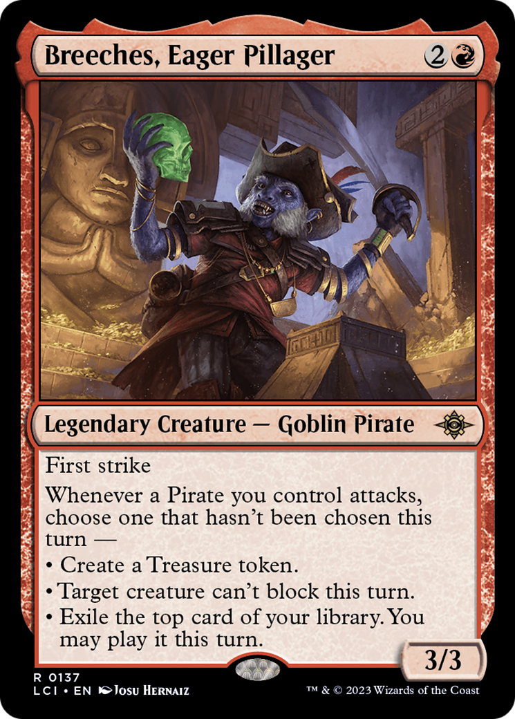 Breeches, Eager Pillager (LCI-137)  Foil - The Lost Caverns of Ixalan