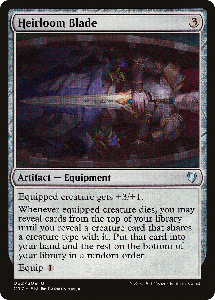 Heirloom Blade (C17-052)  - Commander 2017