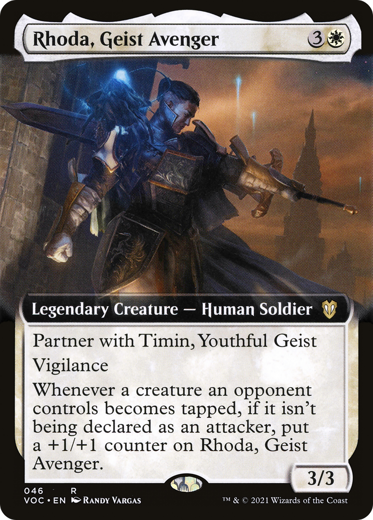 Rhoda, Geist Avenger (Extended Art) (VOC-046)  - Crimson Vow Commander: (Extended Art)