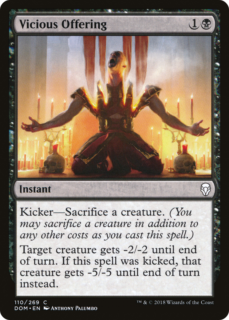 Vicious Offering (DOM-110)  - Dominaria