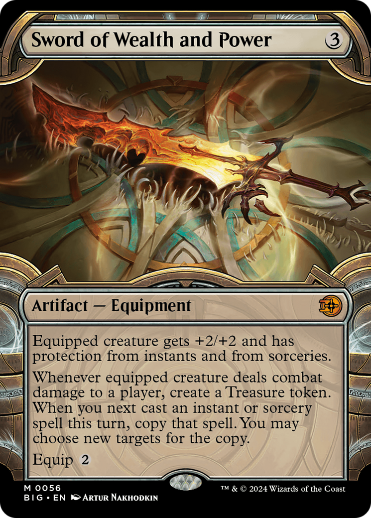 Sword of Wealth and Power (Showcase) (BIG-056)  - The Big Score: (Showcase)