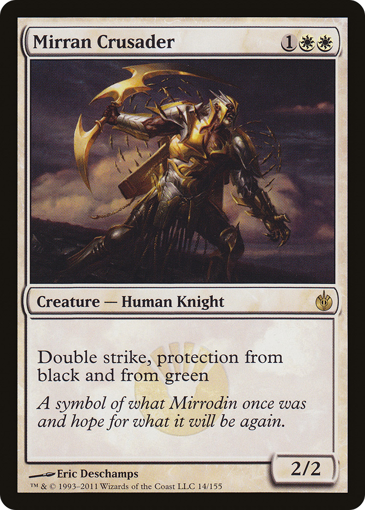 Mirran Crusader (MBS-014)  - Mirrodin Besieged