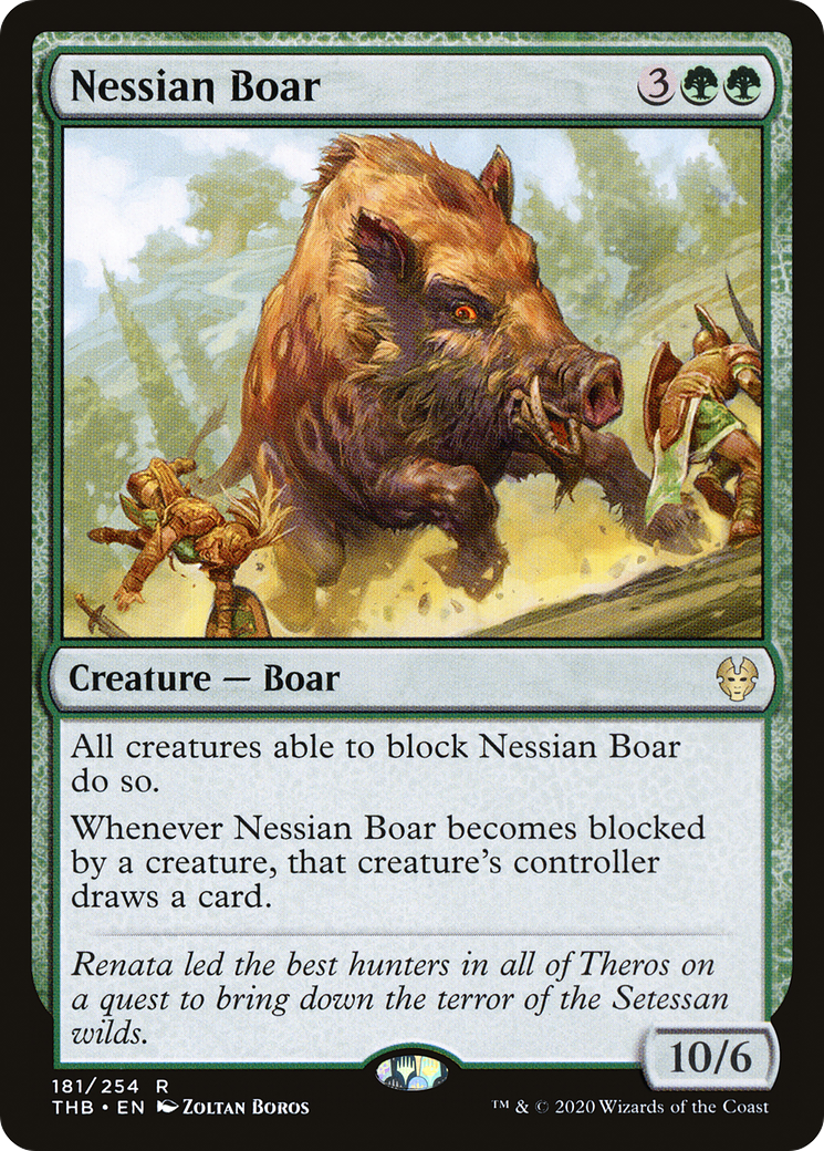 Nessian Boar (THB-181)  - Theros Beyond Death