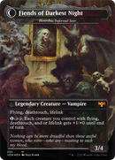 The Three Weird Sisters - Henrika Domnathi (VOW-335)  Foil - Innistrad: Crimson Vow: (Double Faced Transform) (Borderless)