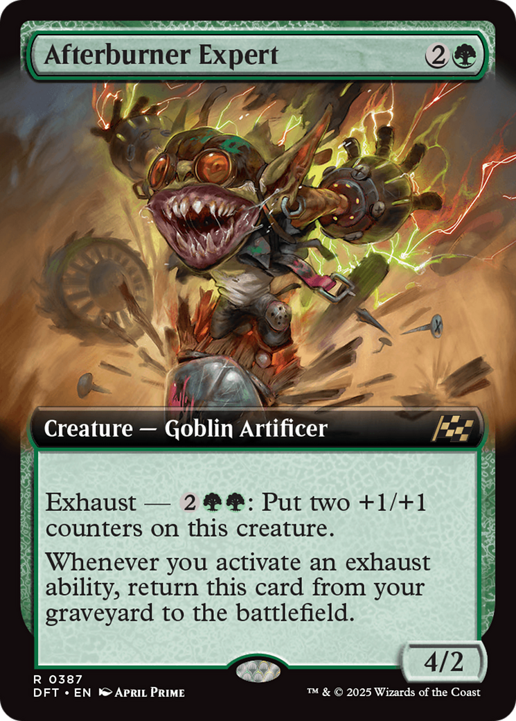 Afterburner Expert (Extended Art) (DFT-387)  - Aetherdrift: (Extended Art)