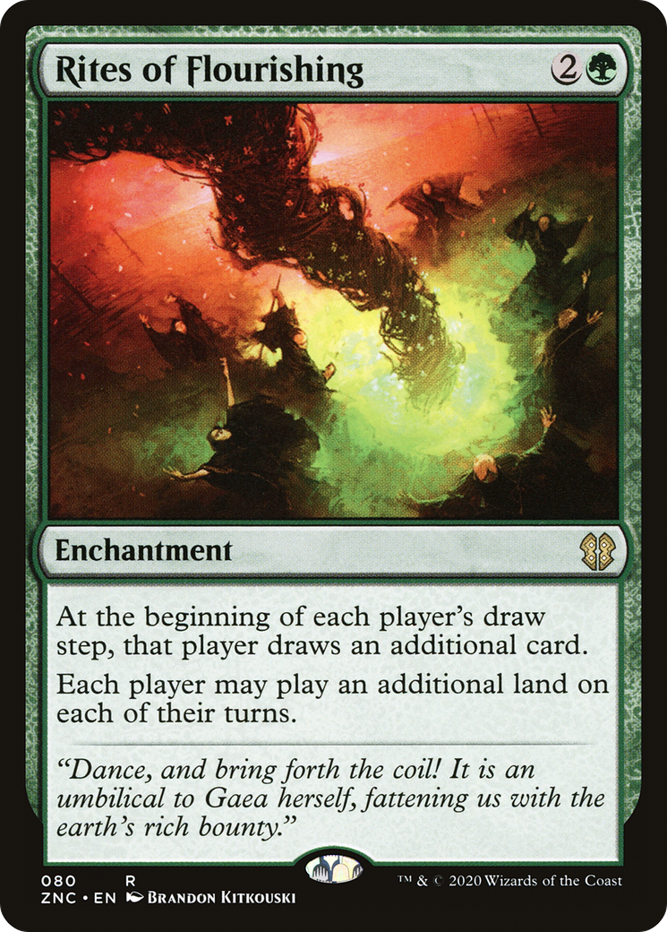 Rites of Flourishing (ZNC-080)  - Zendikar Rising Commander