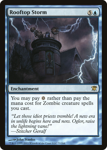 Rooftop Storm (ISD-071)  Foil - Innistrad