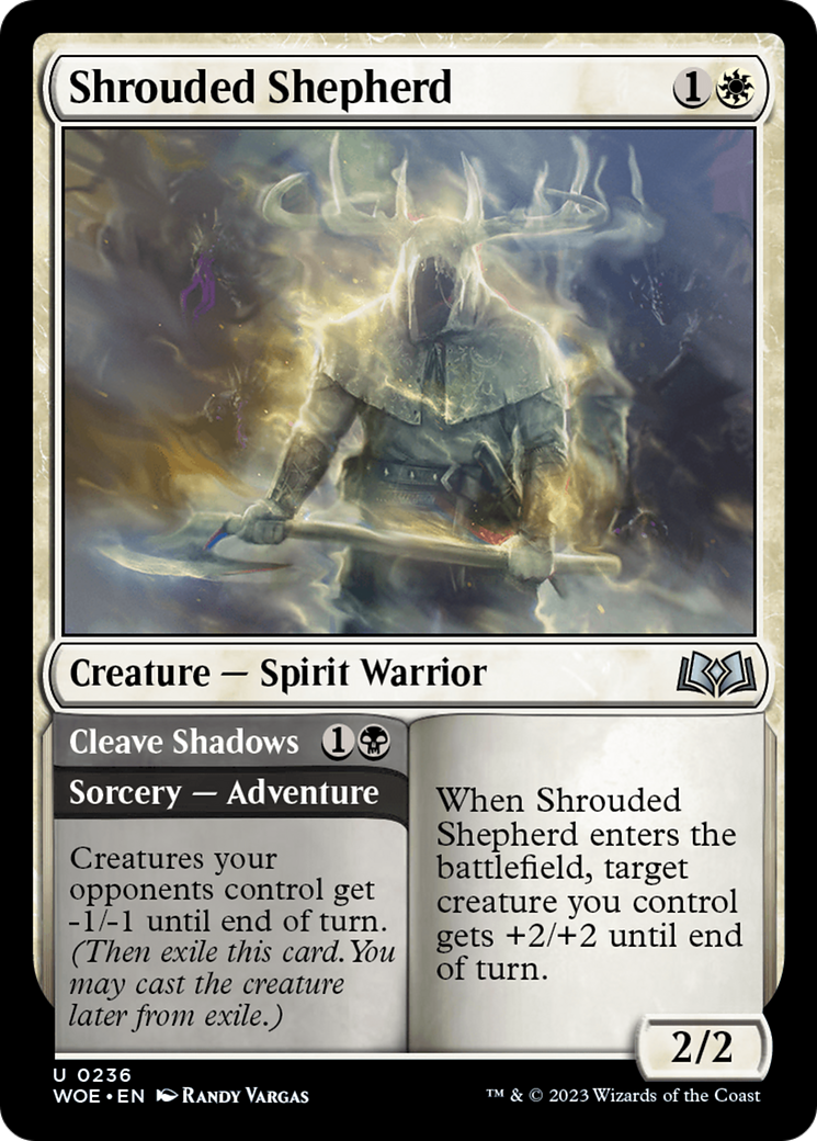 Shrouded Shepherd (WOE-236)  Foil - Wilds of Eldraine