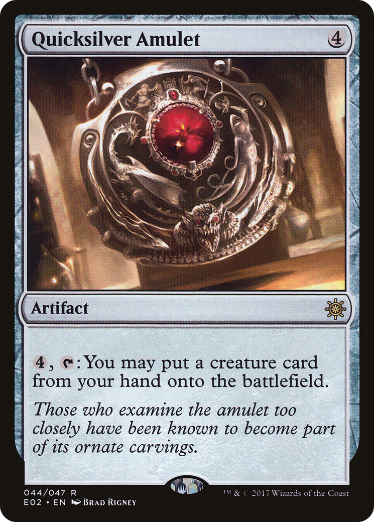 Quicksilver Amulet (E02-044)  - Explorers of Ixalan