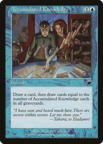 Accumulated Knowledge (NMS-026)  Foil - Nemesis