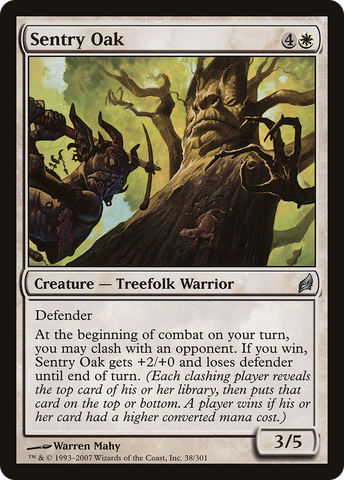Sentry Oak (LRW-038)  Foil - Lorwyn