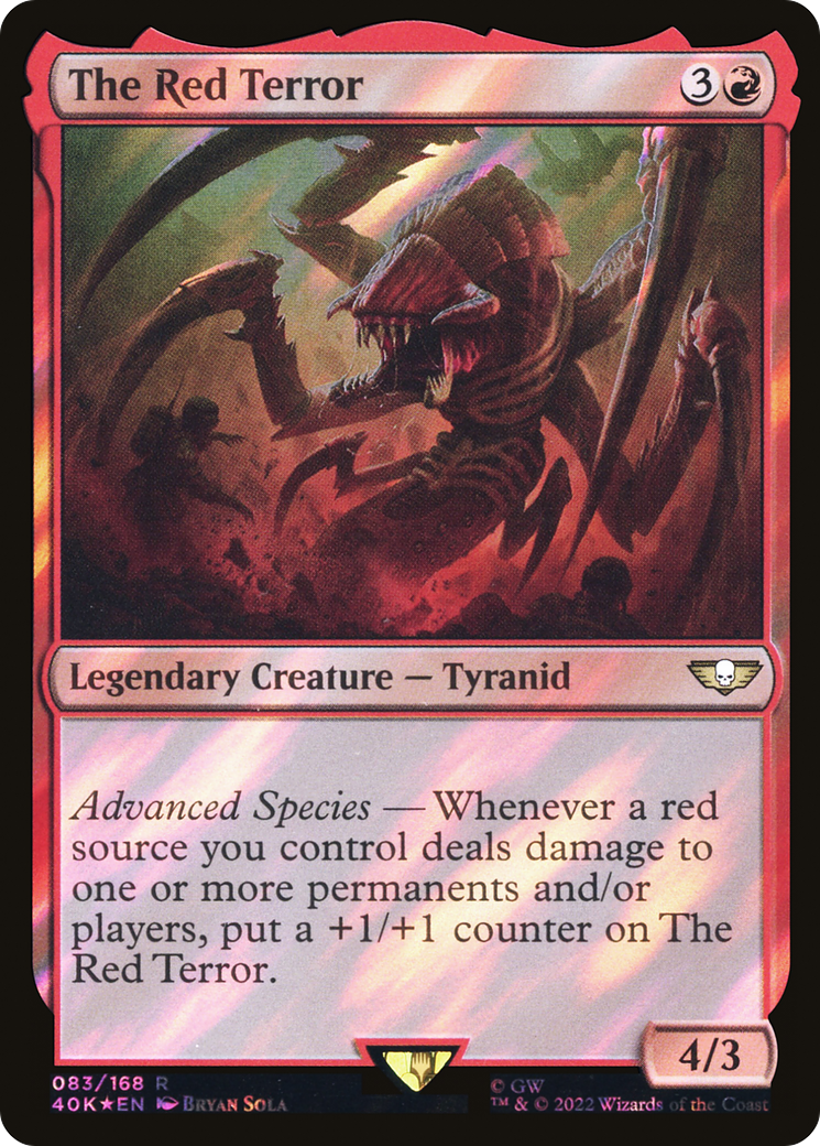The Red Terror (Surge Foil) (40K-083)  Foil - Warhammer 40,000 Commander