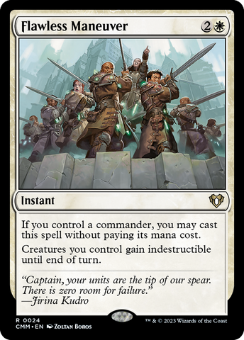 Flawless Maneuver (CMM-024)  - Commander Masters