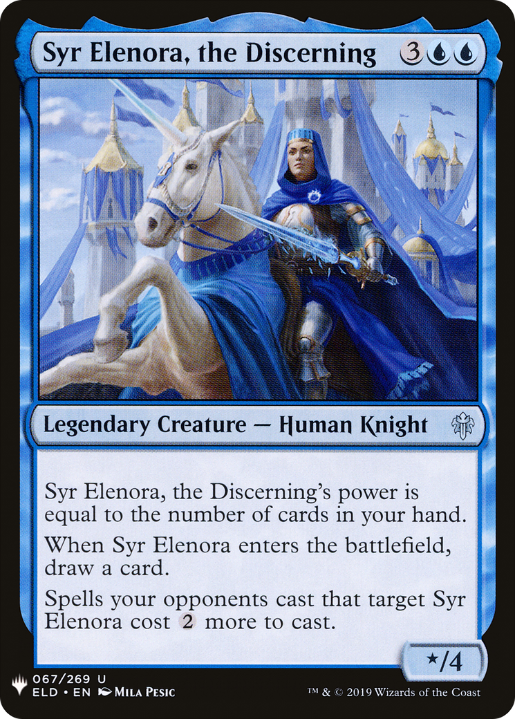 Syr Elenora, the Discerning (LIST-ELD-67)  - The List