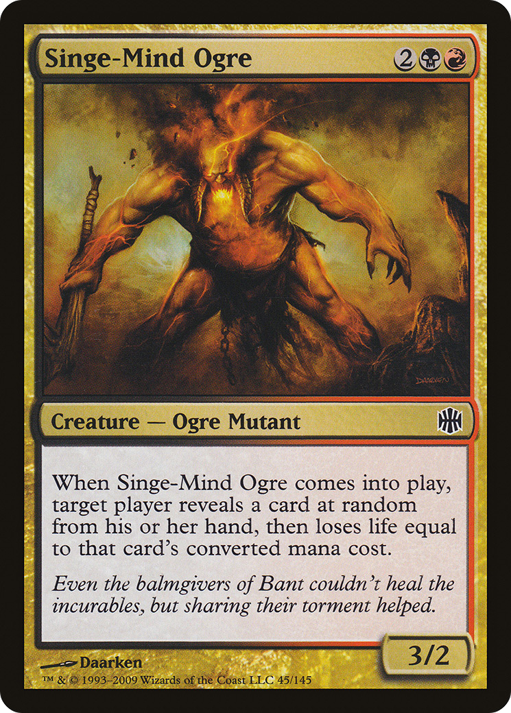 Singe-Mind Ogre (ARB-045)  - Alara Reborn