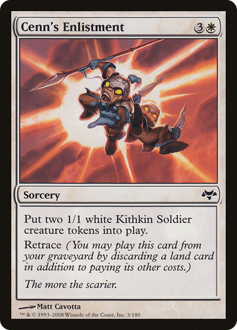Cenn's Enlistment (EVE-003)  Foil - Eventide