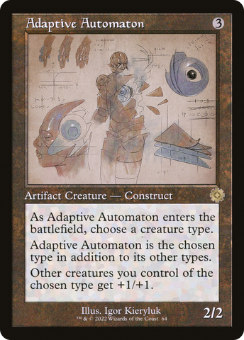 Adaptive Automaton (Schematic) (BRR-064)  Foil - The Brothers' War Retro Artifacts